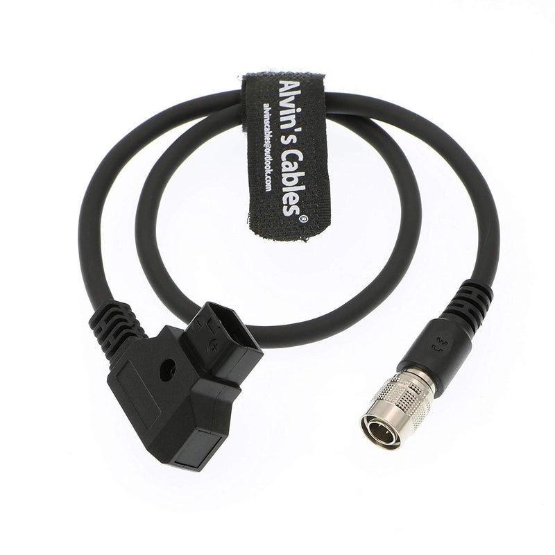 Alvin's Cables Sound Device ZAXCOM Power Cable D Tap to 4 Pin Hirose Male for Zoom F8 - Image 1